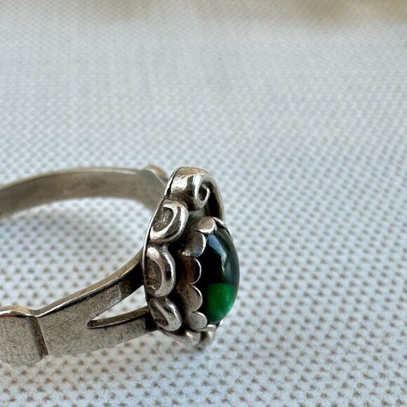 Wheeler Sterling Green Abalone Ring - Picture 13 of 15